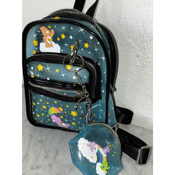 Dolls Kill Handbags - Dolls Kill x Care Bears CLEARLY A DREAMER MINI BACKPACK Coin Purse SET
